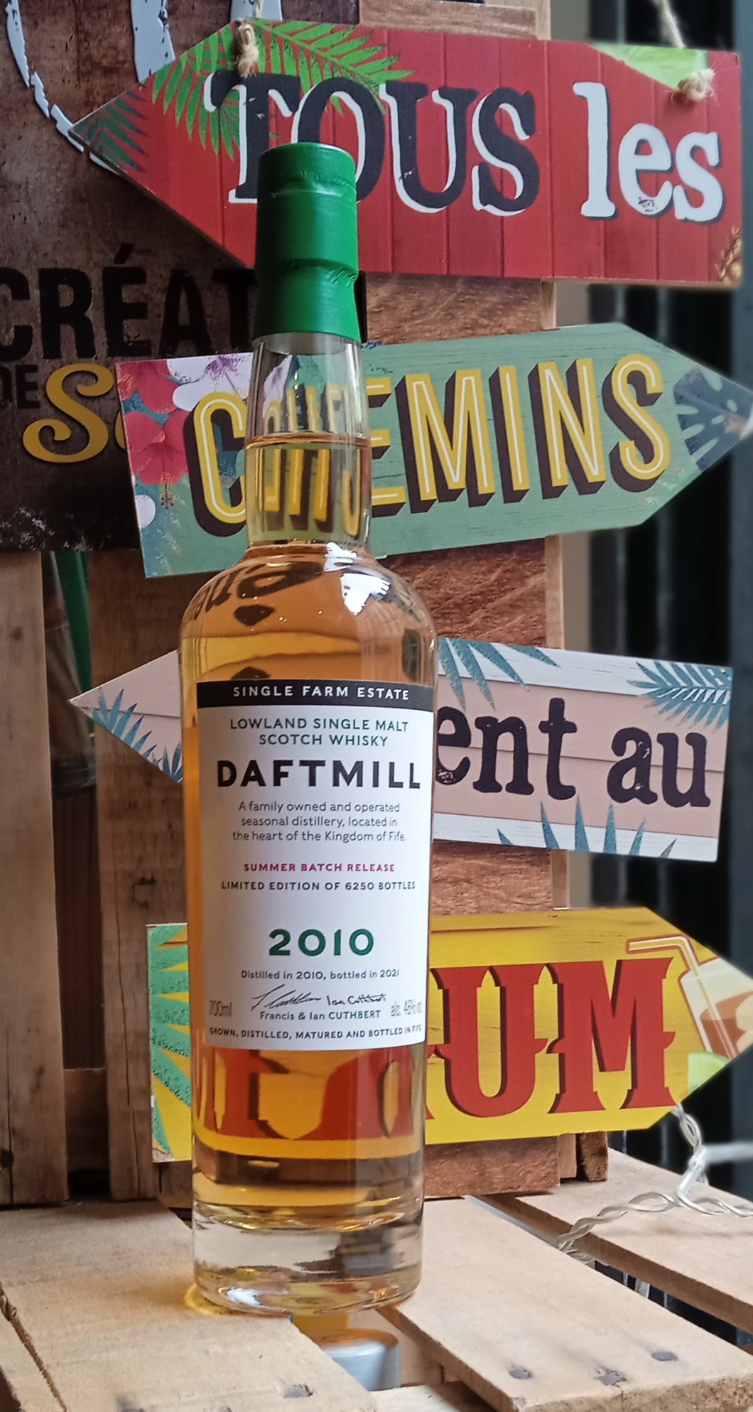 Whisky DAFTMILL 2010 11y summer batch 46° 70cl