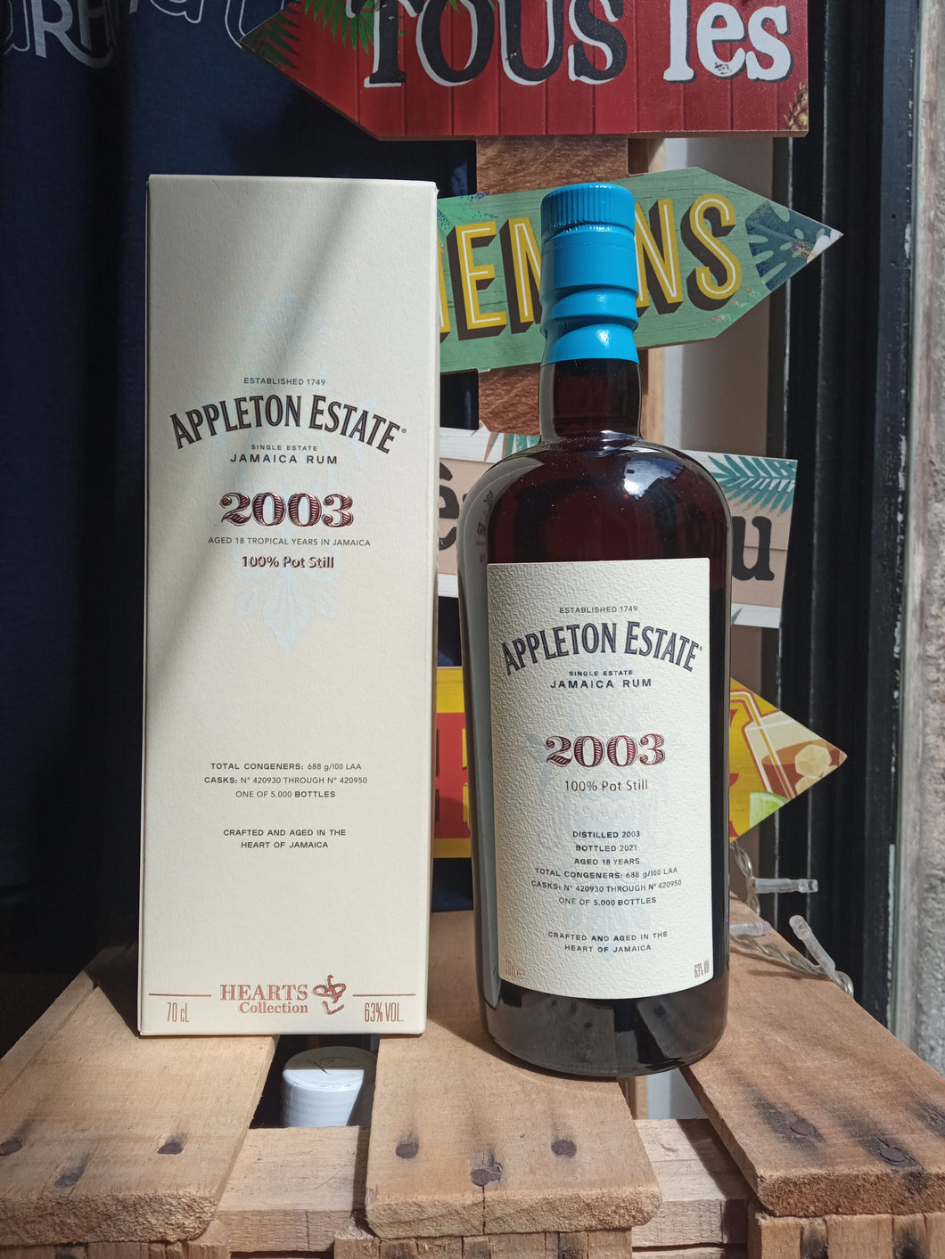 APPLETON 2003 heart collection 2003 63° 70cl